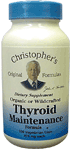 Dr. Christopher&rsquo;s Thyroid Maintenance Vegetarian Suitable Not Certfied Kosher 100 Vegetarian Capsules